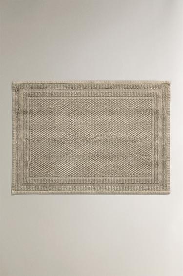 Zara COTTON BATH MAT - Sand