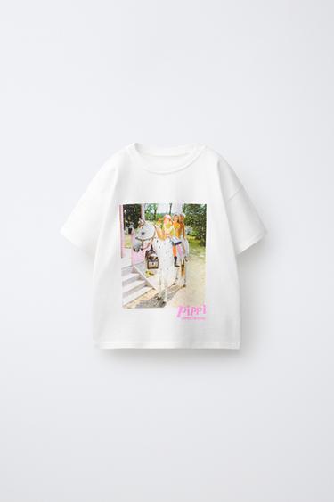 PIPPI LONGSTOCKING © ASTRID LINDGREN COMPANY T-SHIRT - White by Zara