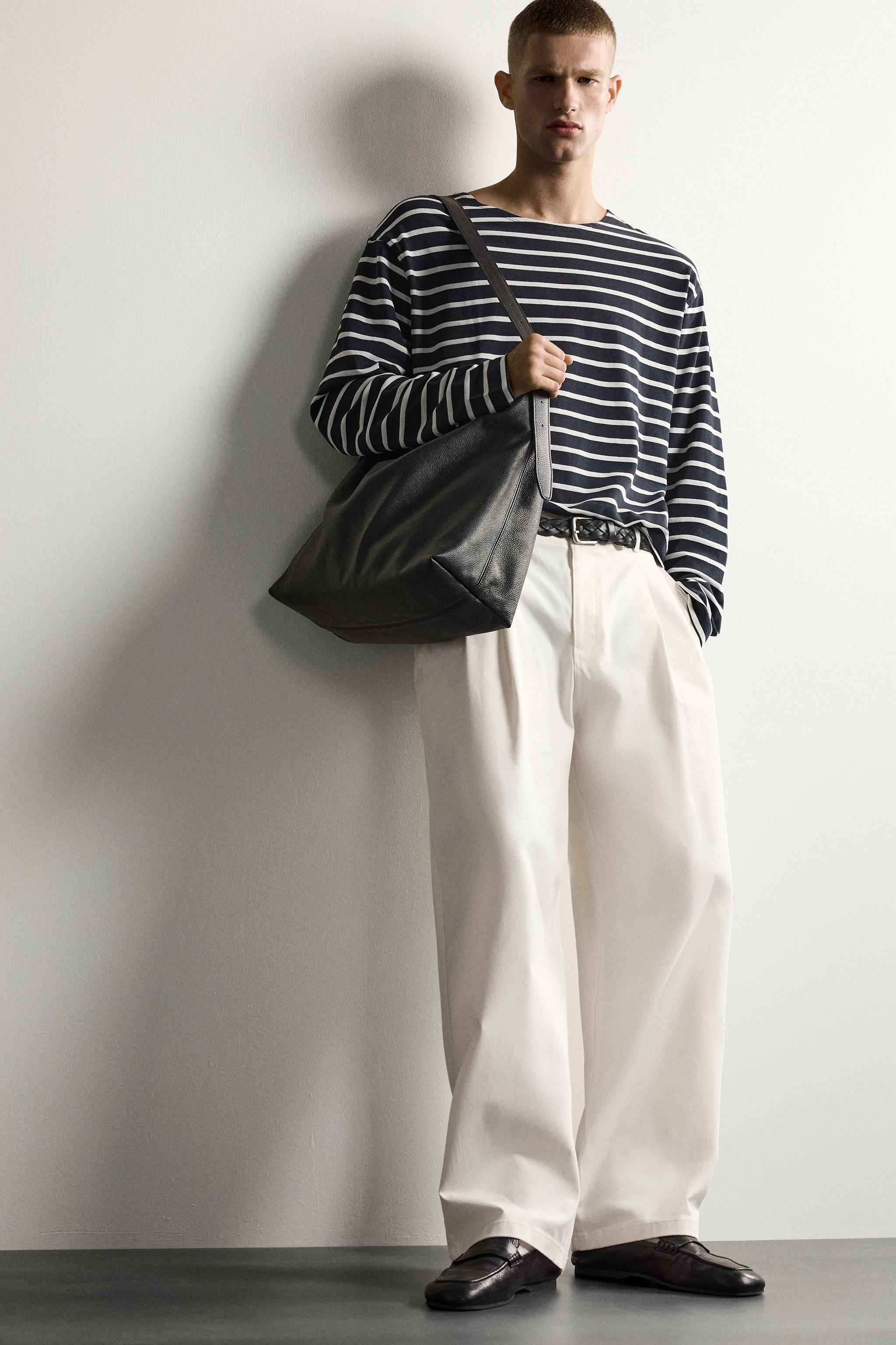 STRIPED JACQUARD T-SHIRT AARON LEVINE X ZARA