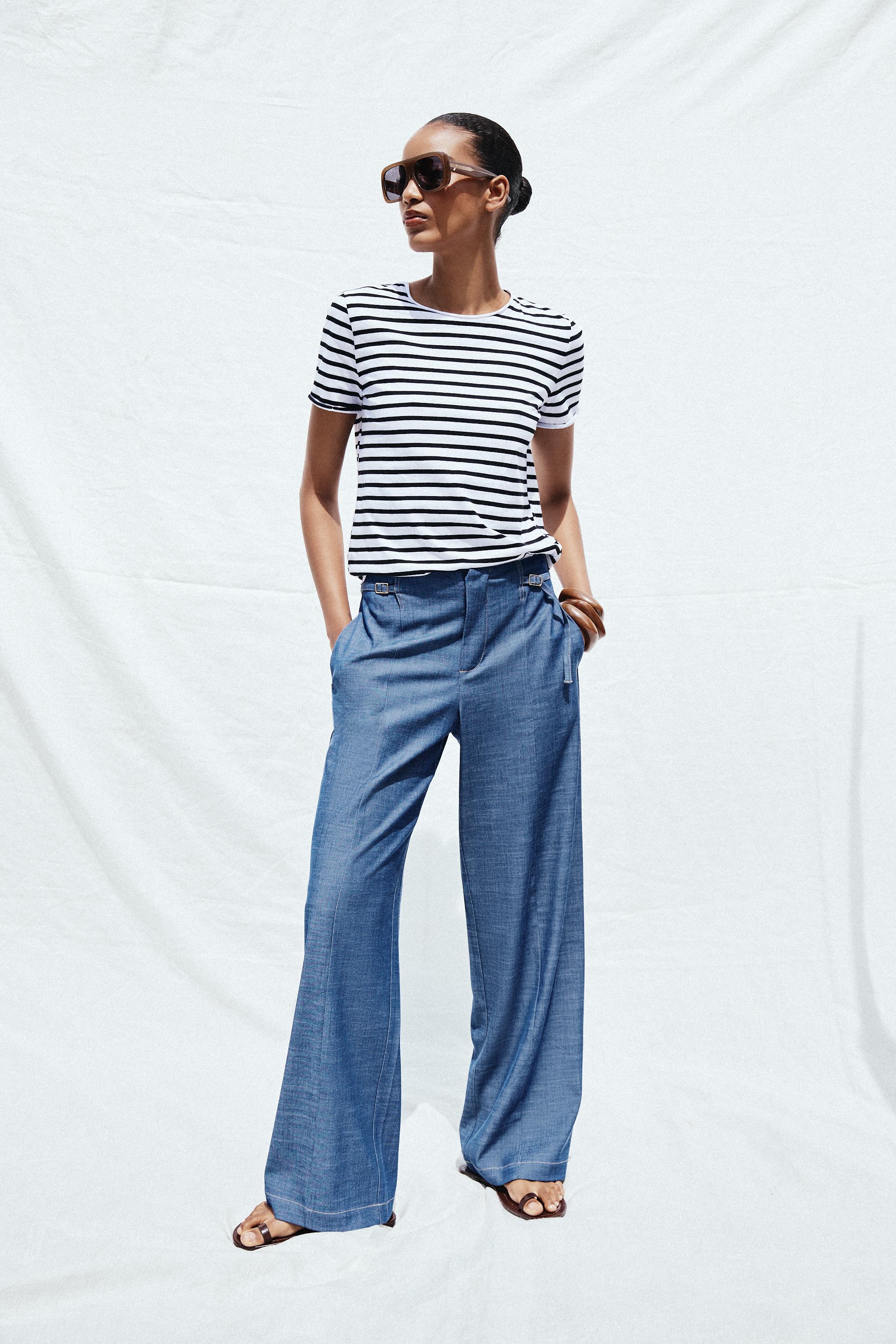 DIESEL ストライプショートスリーブトップス フェイデッド ショートスリーブ Tシャツ - ストライプ | ZARA