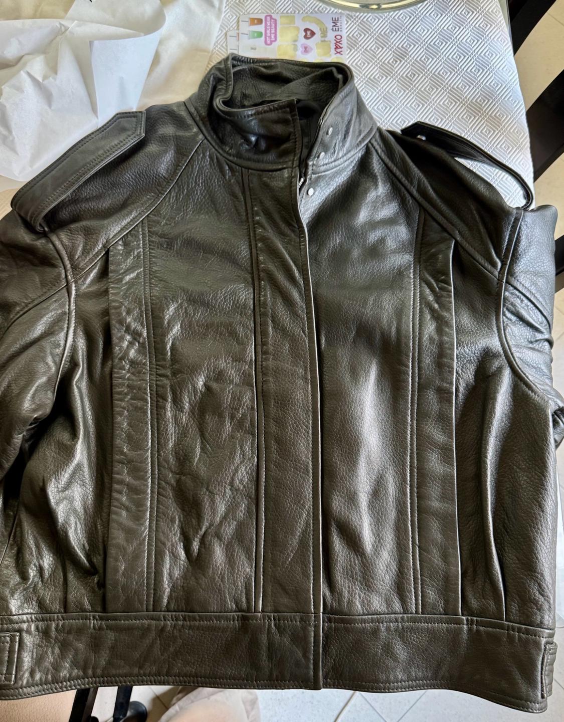 ZW COLLECTION LIMITED EDITION LEATHER BOMBER JACKET - Image 2