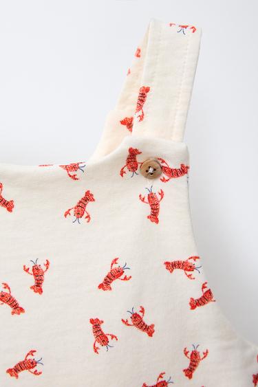 LOBSTER SHORT DUNGAREES - Light ecru by Zara - Image 2