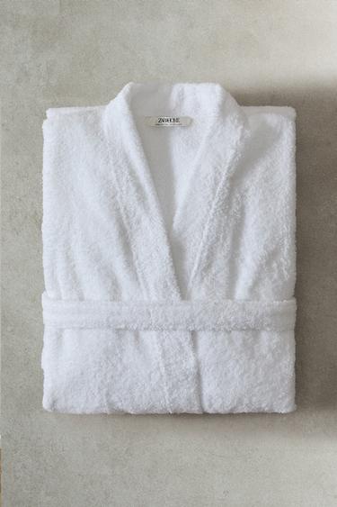 (420 GXM²) PEIGNOIR COTON PREMIUM - Blanc de Zara - Image 7