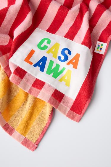 SERVIETTE RAYURES CASA LAWA © X ZARA KIDS - rayures de Zara - Image 2