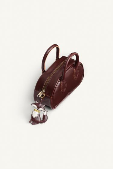 LIMITED EDITION LEATHER MINI CROSSBODY BAG - Brown by Zara - Image 4