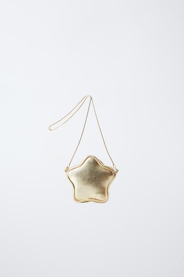 STAR CROSSBODY BAG - Gold by Zara - Image 0