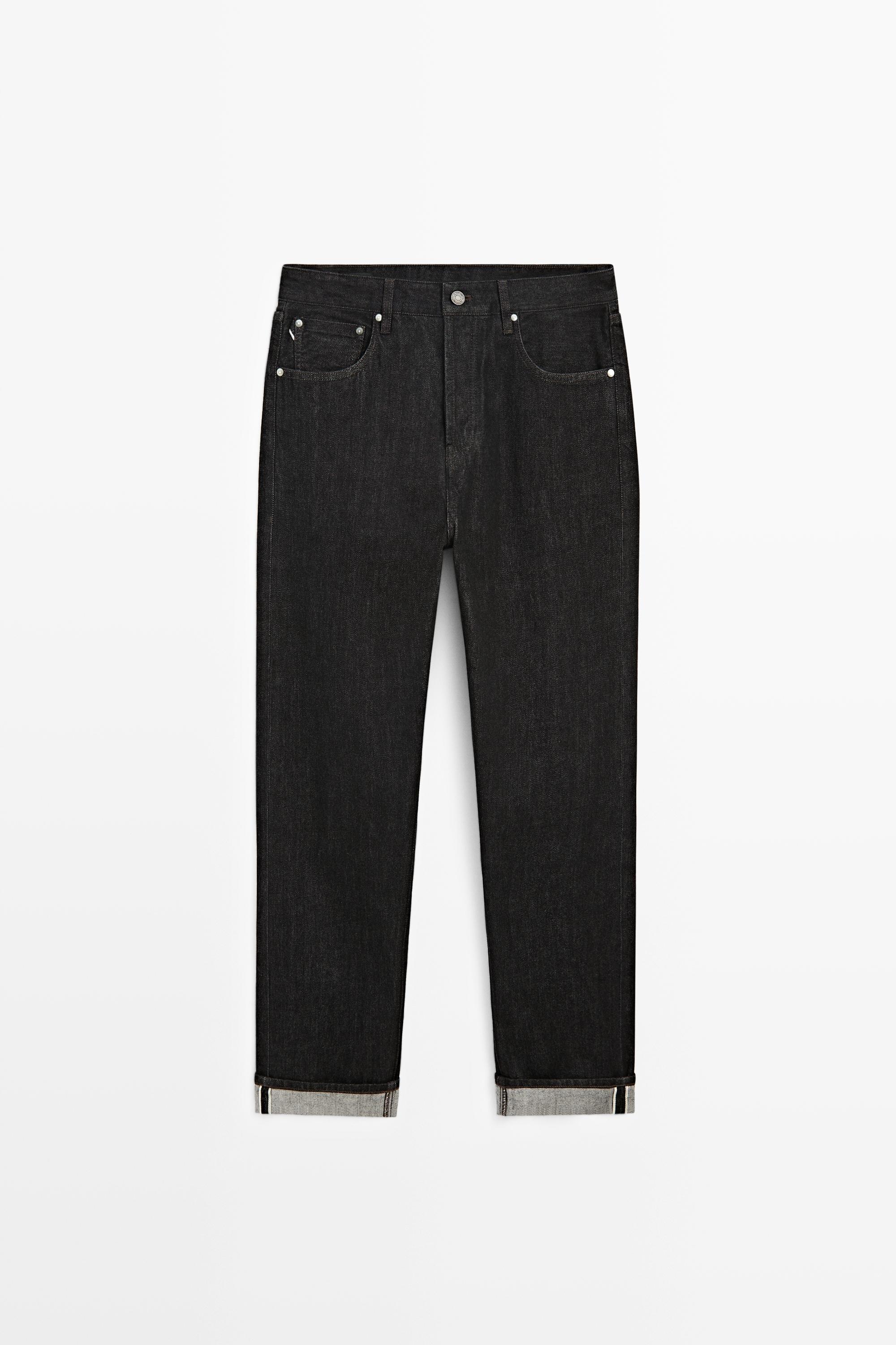 Selvedge fit jeans — Black