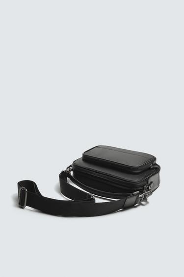 SAC BANDOULIÈRE TEXTURÉ - Noir de Zara - Image 3