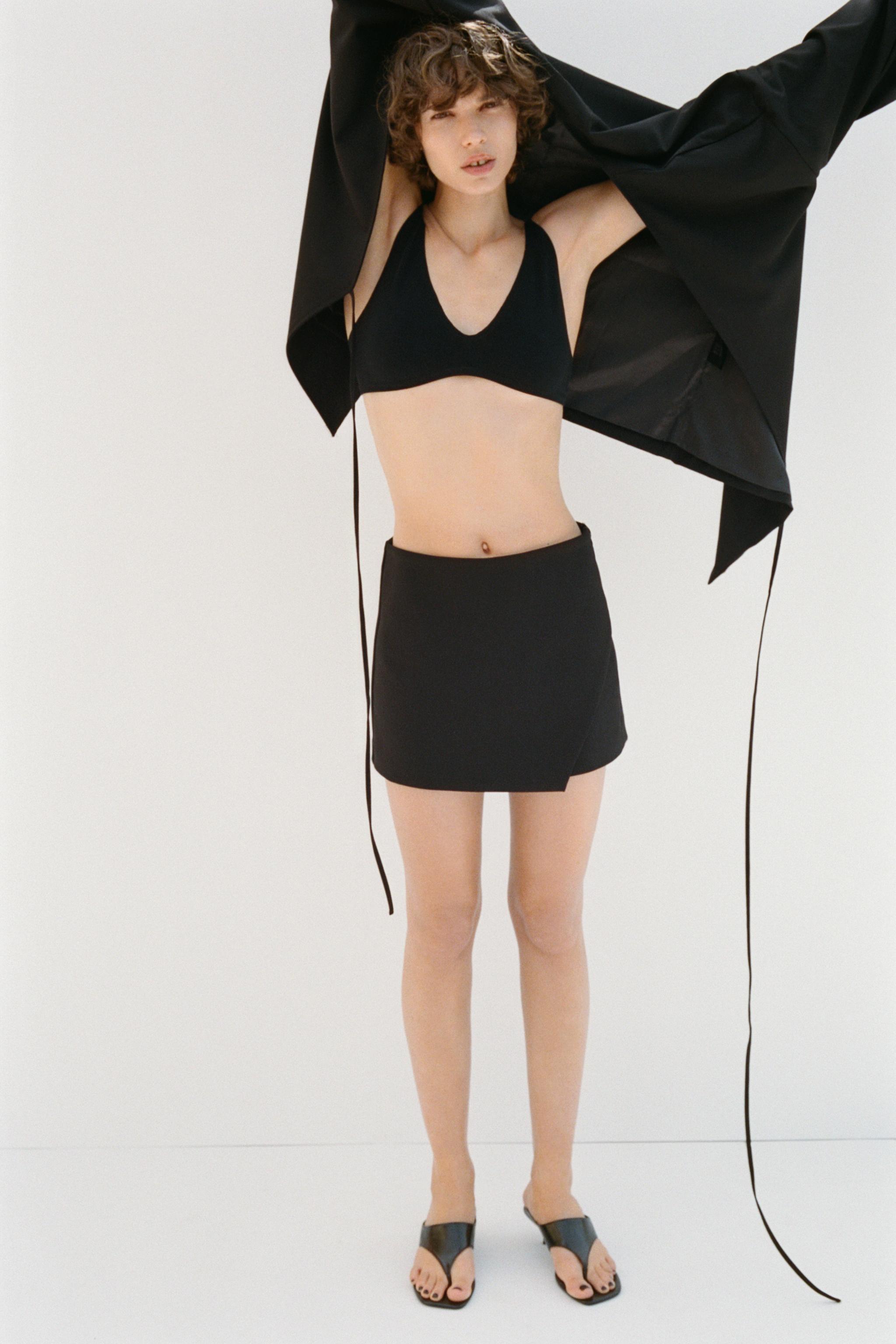 その他 Z A R A アシンメトリースコート - ホワイト | ZARA Japan / 日本