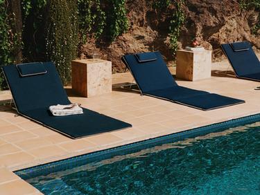 XXL FOLDABLE BEACH LOUNGER — Blue 1