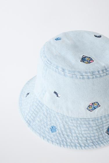 KPOP DEMON HUNTERS™ NETFLIX © DENIM BUCKET HAT - Light blue by Zara - Image 2