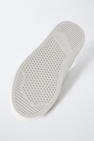 LACE-UP PLIMSOLLS - White by Zara - Image 6