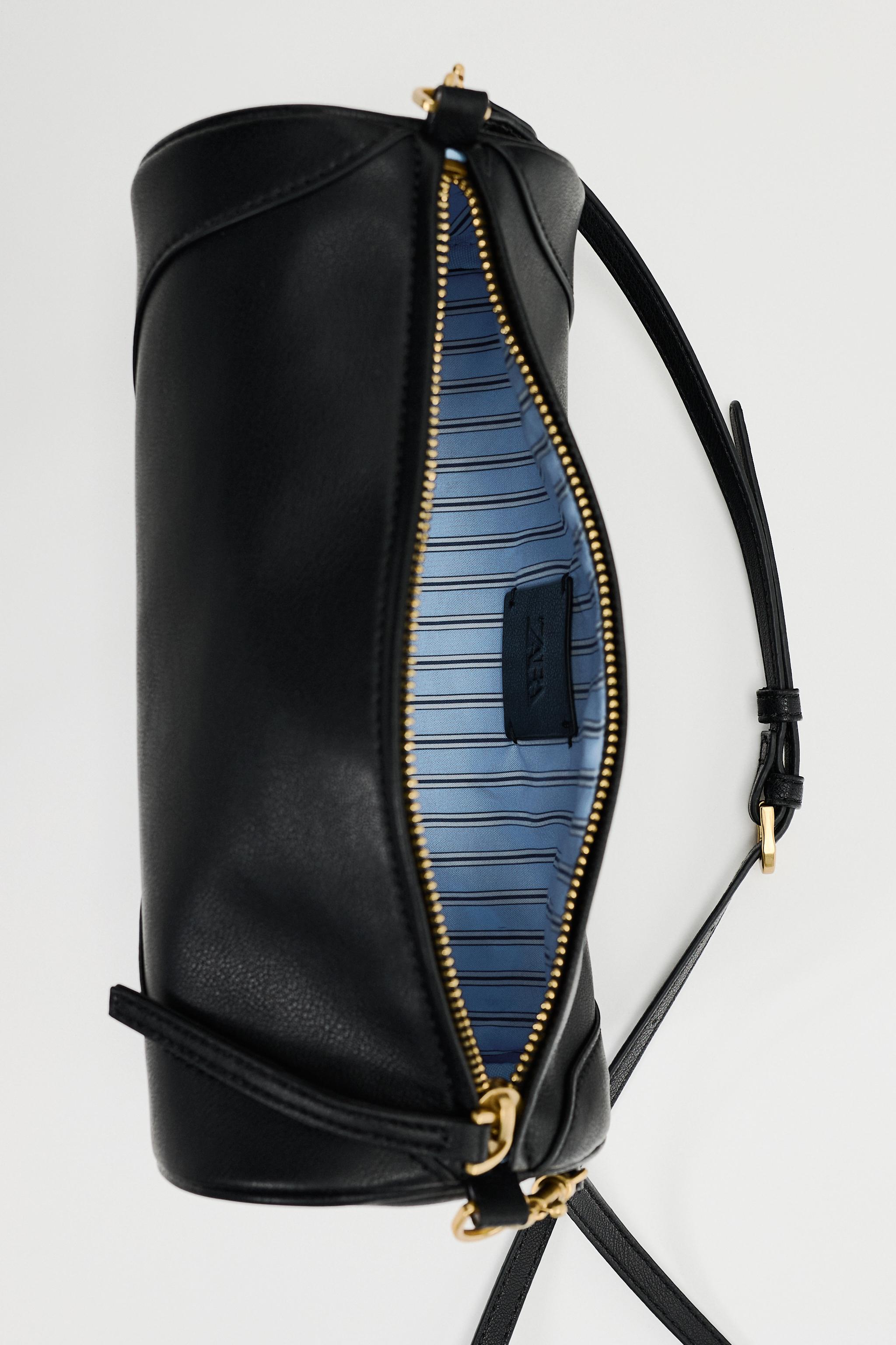 CYLINDRICAL SHOULDER BAG - Black | ZARA Canada