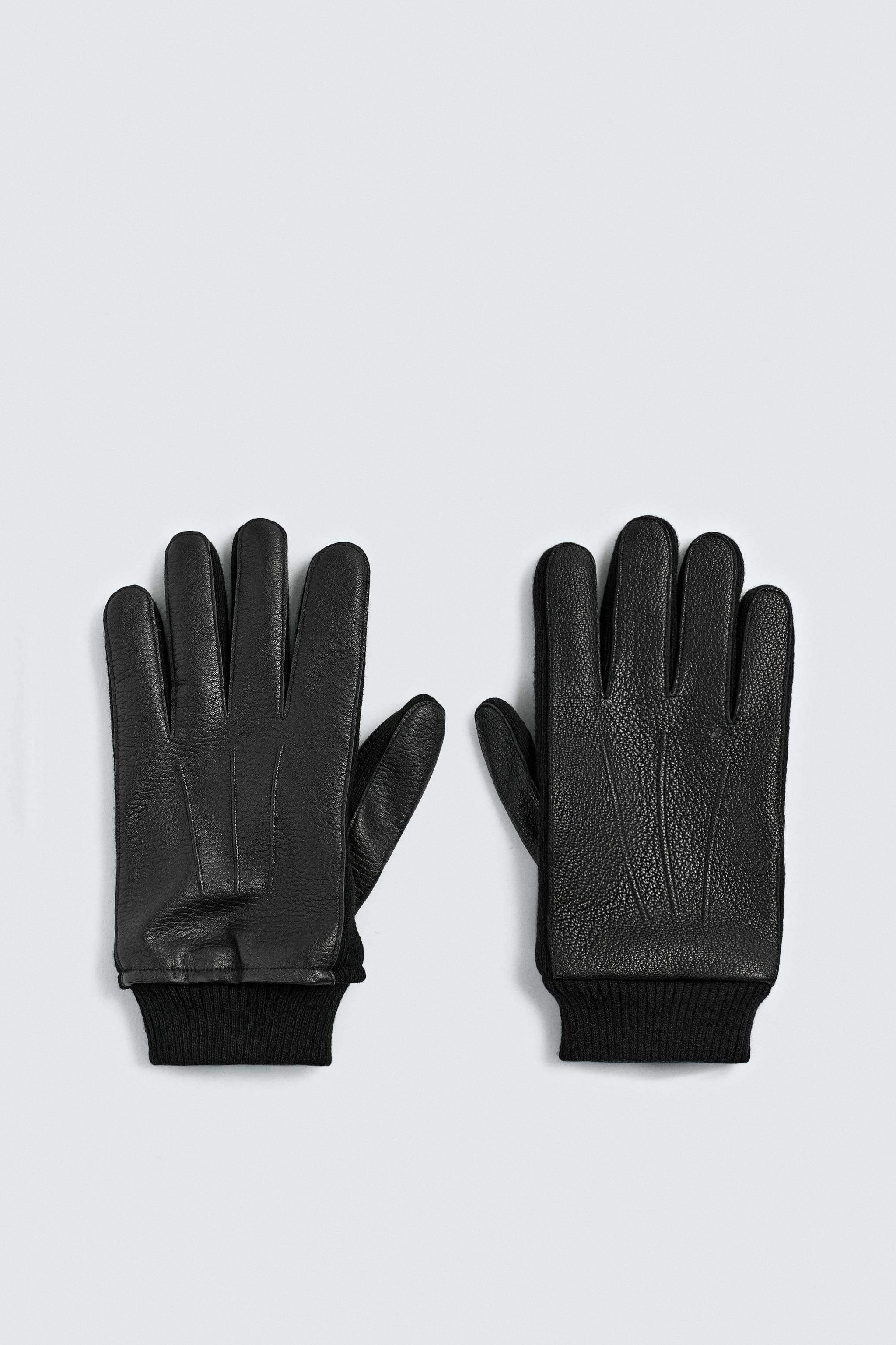 GANTS EN CUIR BIMATIÈRE