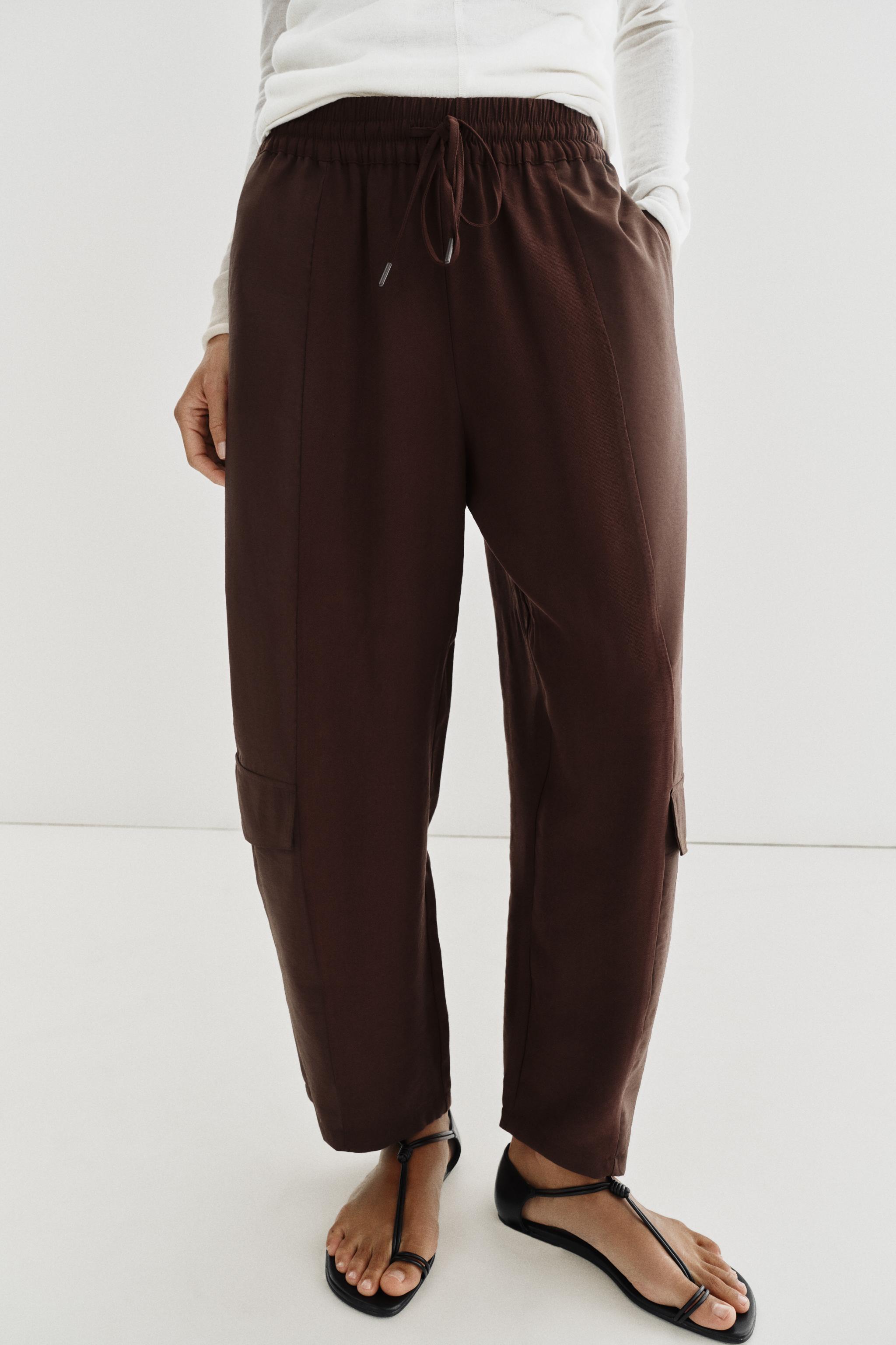 PANTALON BARREL BIMATIÈRE