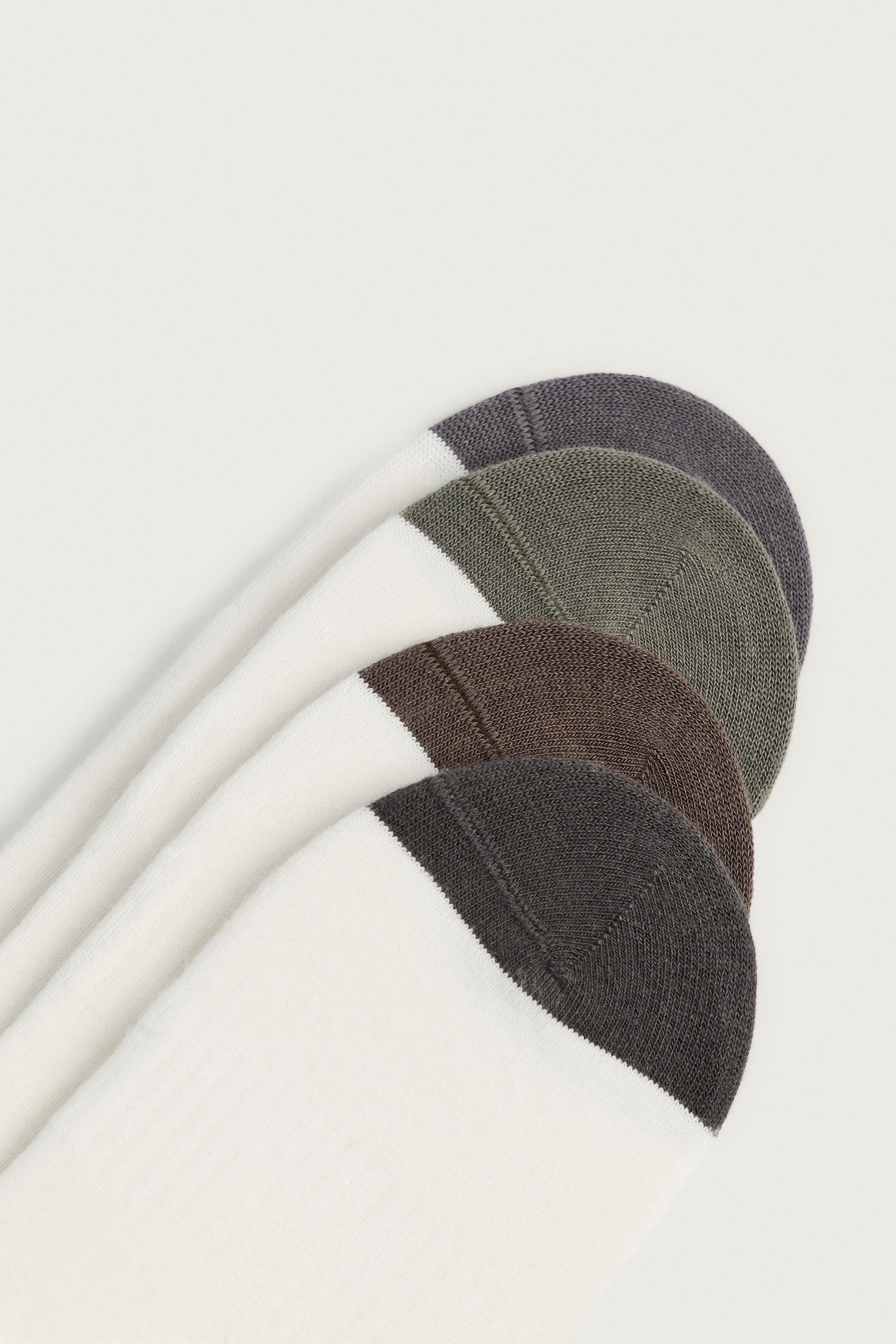 PACK OF 4 INVISIBLE SOCKS — various (alternate view)