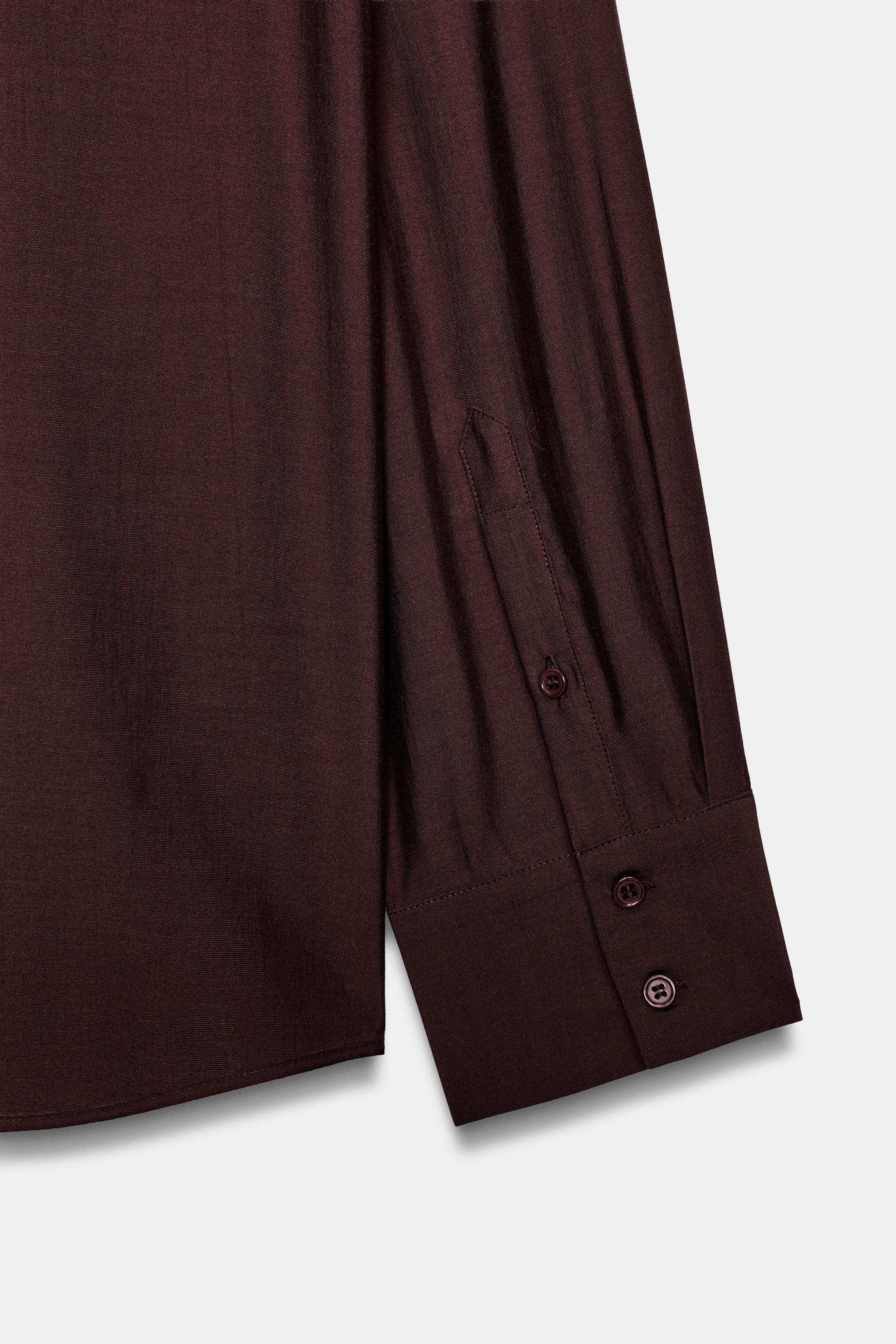CHEMISE UNIE À PLASTRON ZW COLLECTION