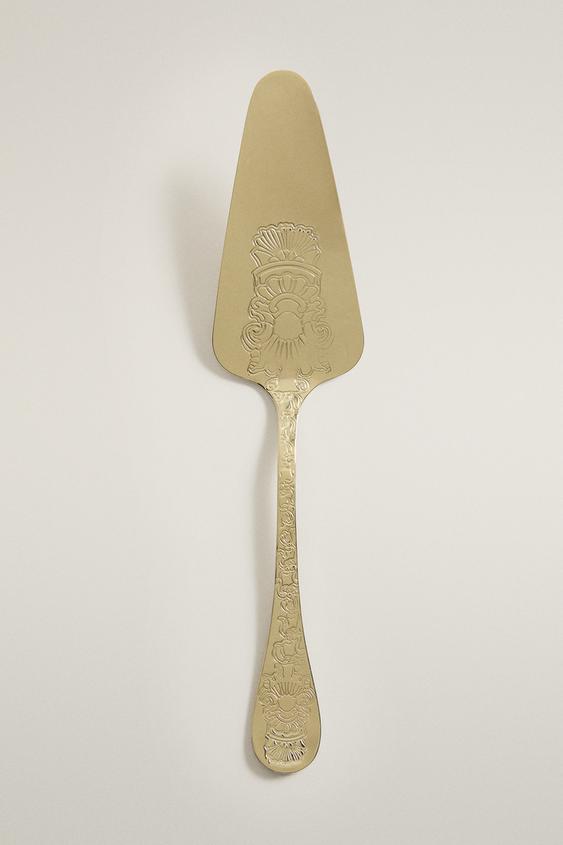 ENGRAVED STEEL CAKE SLICE - Cava by Zara - Image 0