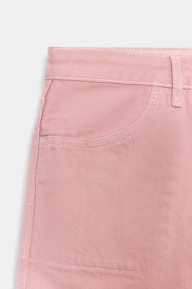 TRF REVERSIBLE MID-WAIST JEANS - Pink by Zara - Image 4