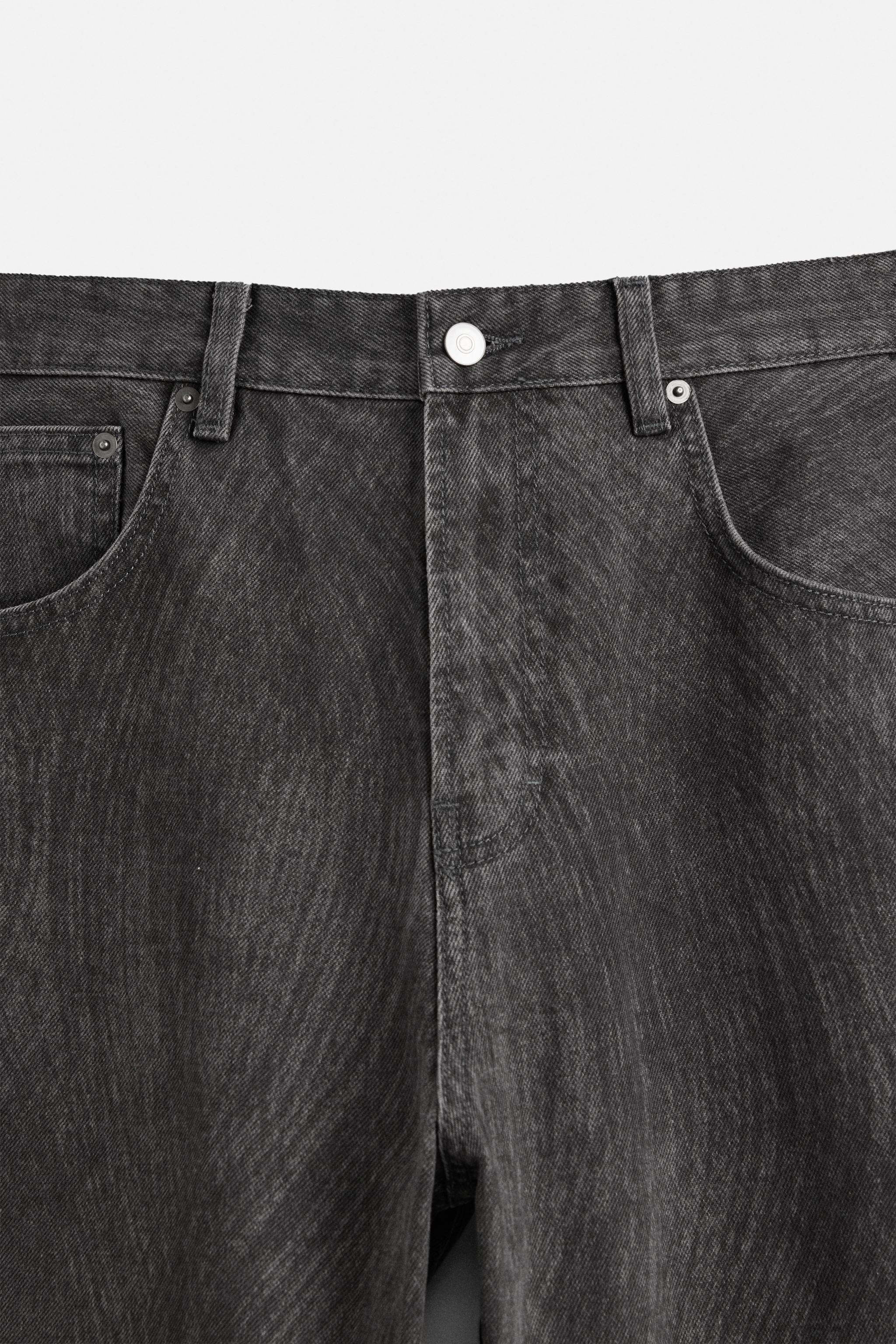 ウェーブバギーフィットジーンズ - グレー | ZARA Japan / 日本 ウェーブバギーフィットジーンズ - グレー | ZARA Japan / 日本