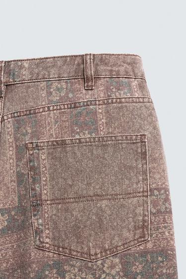 PANTALON BAGGY FIT IMPRIMÉ BANDANA - Imprimée de Zara - Image 8