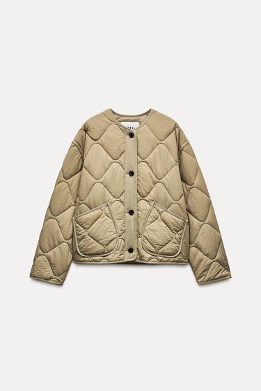 PROVAN BUNDA S PRAVOU WATER REPELLENT - Svtl velbloud od Zara
