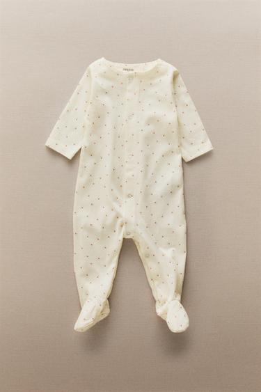 COMBINAISON BÉBÉ FLEUR - Crème de Zara - Image 4