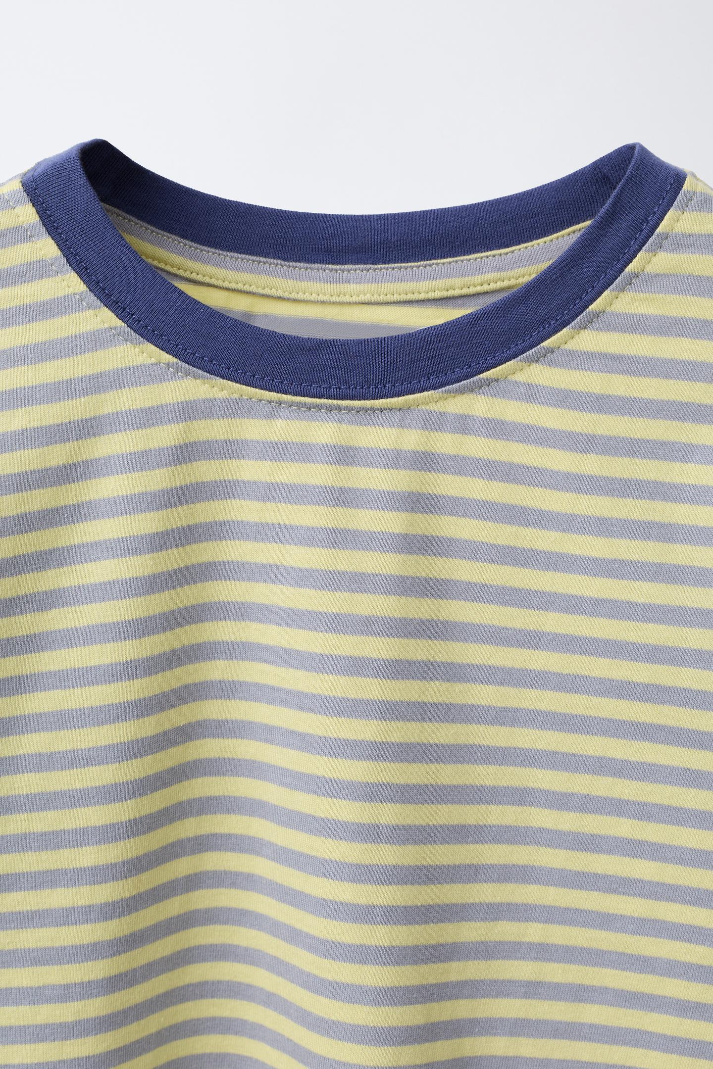 Детская футболка Zara Long Sleeve Striped, цвет: Полосатый — фото 3