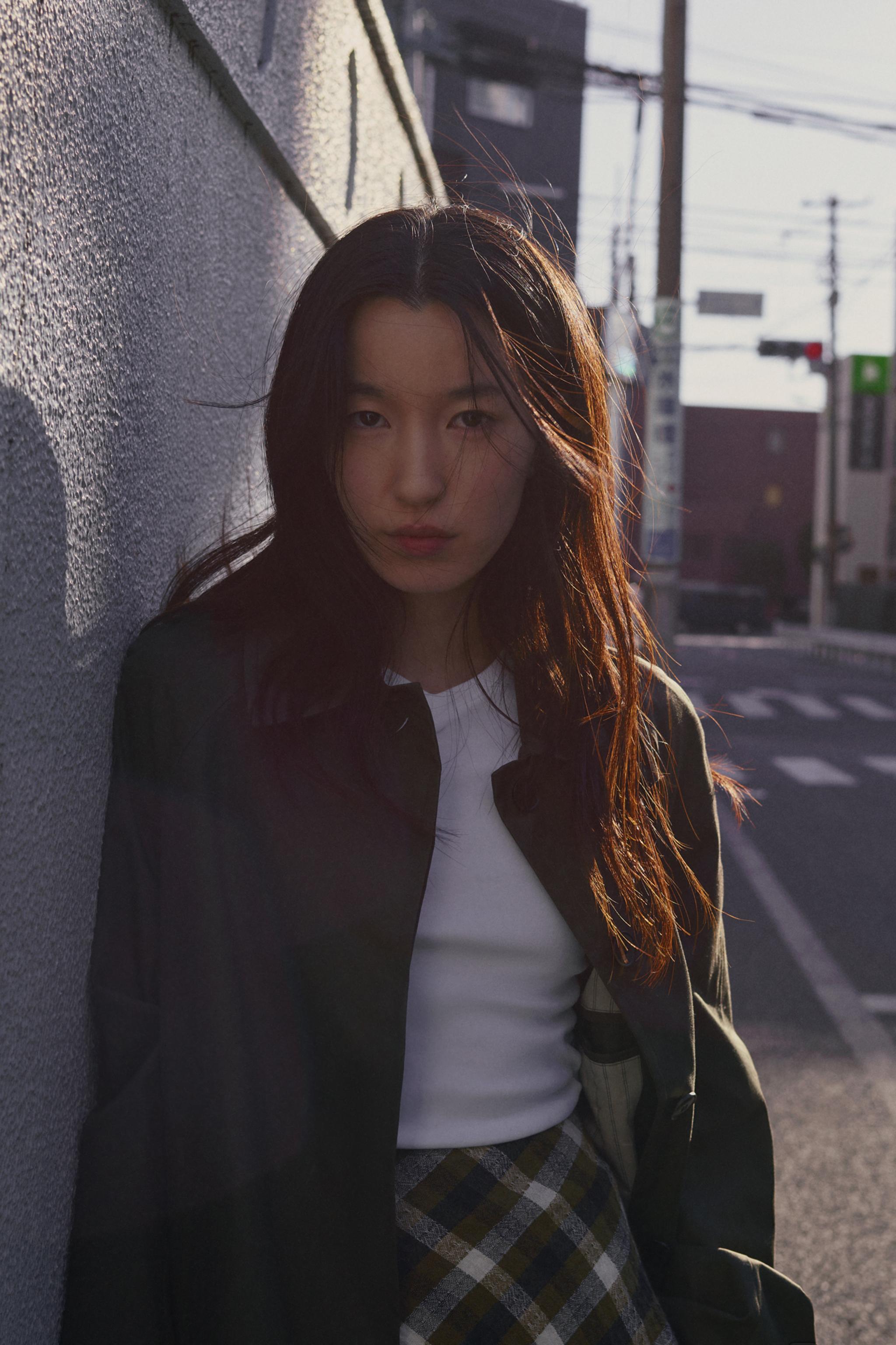 ZW COLLECTION オーバーサイズトレンチコート - カーキ | ZARA