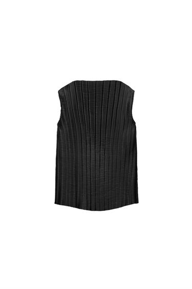 ZW COLLECTION PLEATED SHIRT