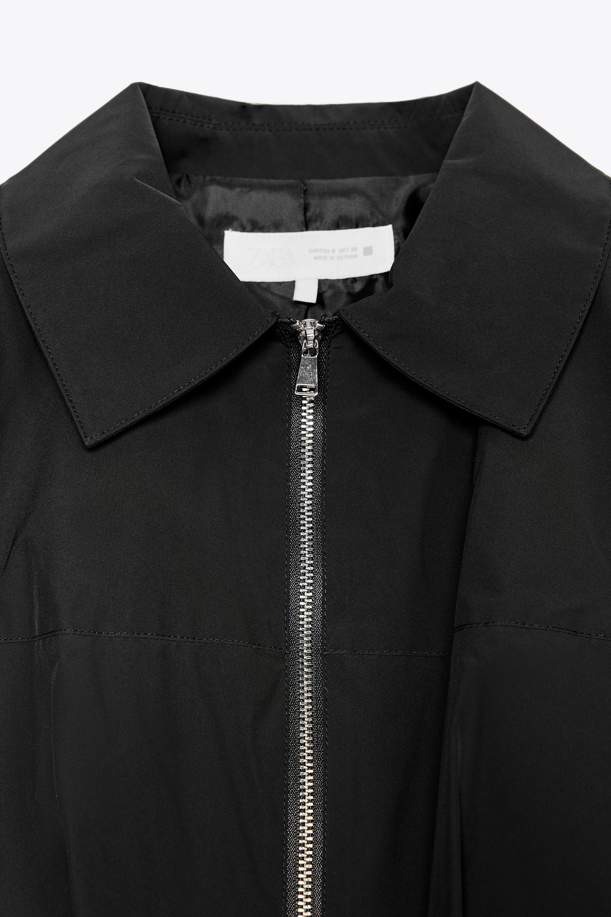 プリーツショートジャケット - ブラック | ZARA Japan / 日本