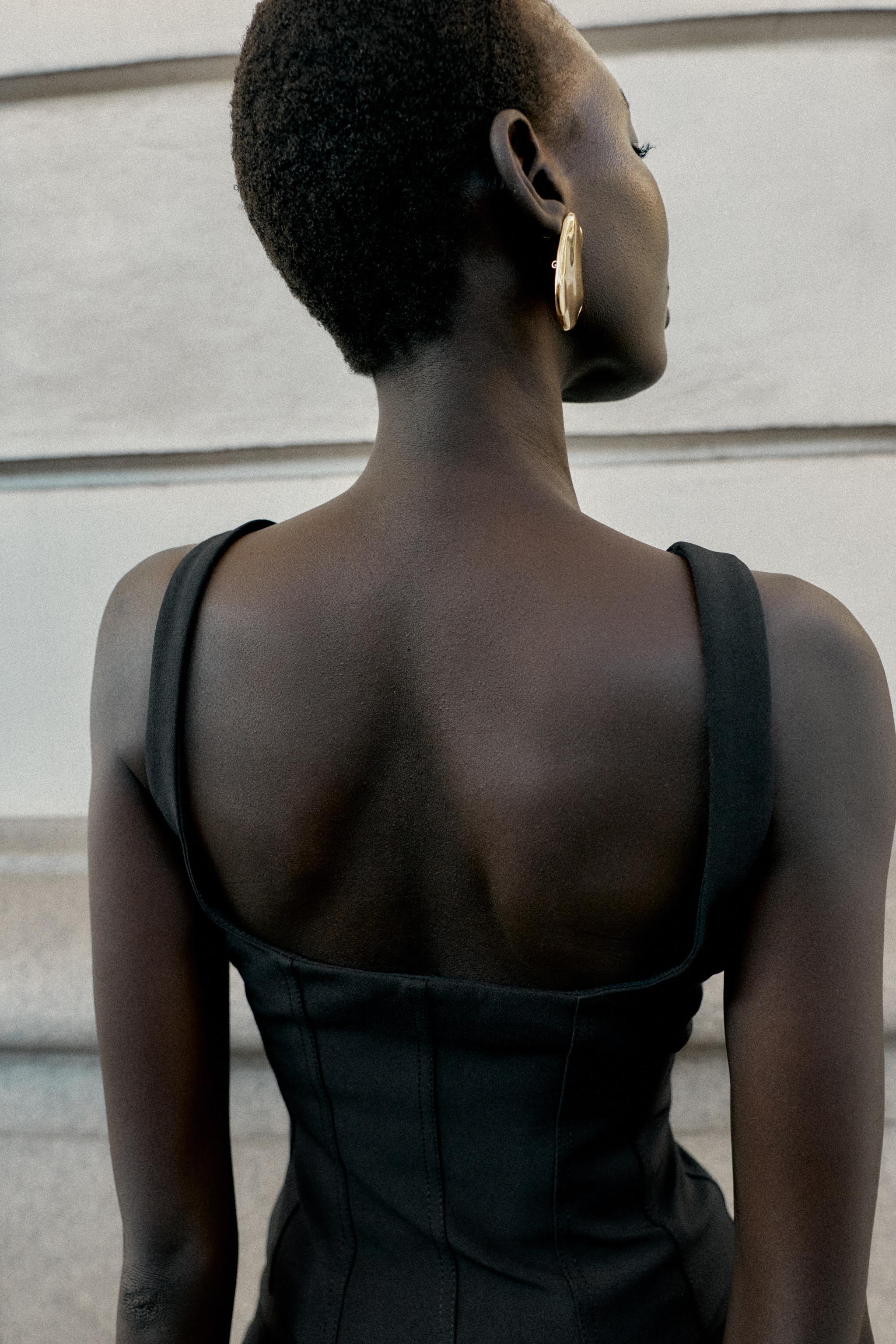 ZIPPER CORSET TOP