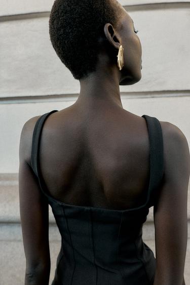 TOP STYLE CORSET À ZIP - Noir de Zara - Image 4