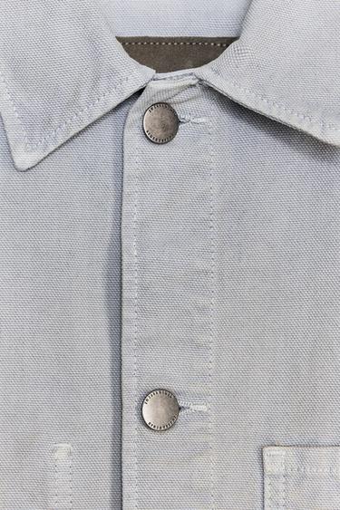 OVERSHIRT WITH POCKETS ZARA WOMAN COLLECTION - Grey by Zara - Image 8