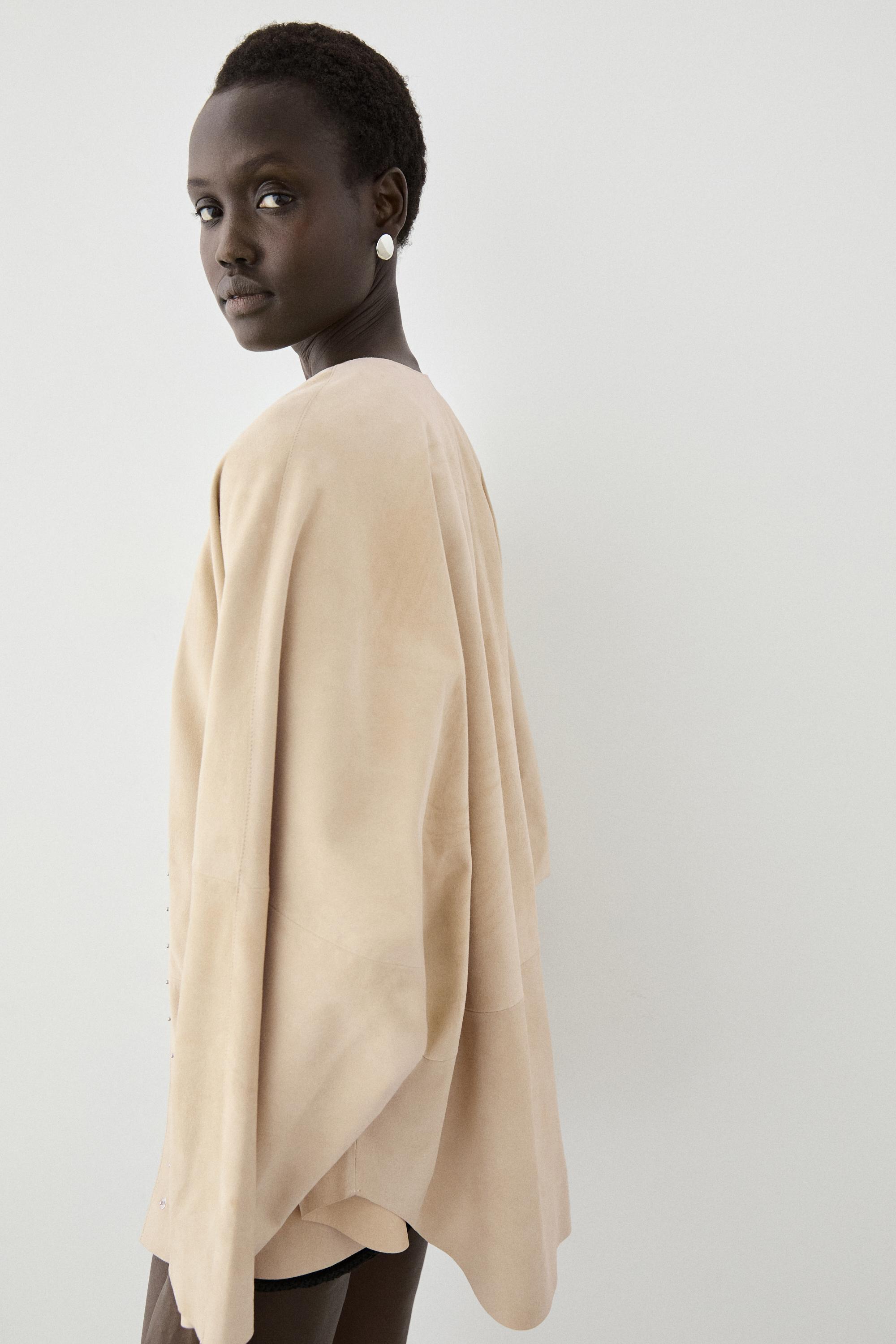 Irregular flat earrings — Silver