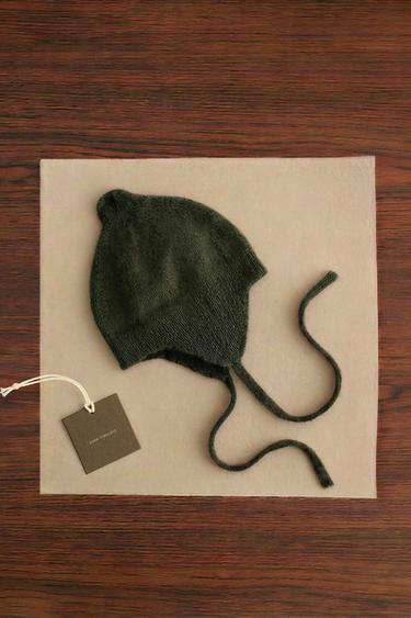 Zara ZARA TIMELESS - KAPA OD KAŠMIRA – tamnozelena – Slika 0