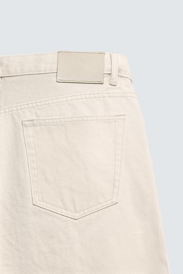 JEAN COUPE DROITE - Blanc cassé de Zara - Image 9