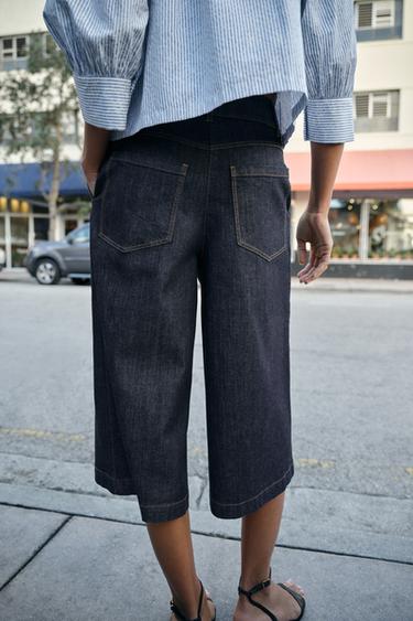 Z1975 LONG DENIM BERMUDA SHORTS - Blue by Zara - Image 3