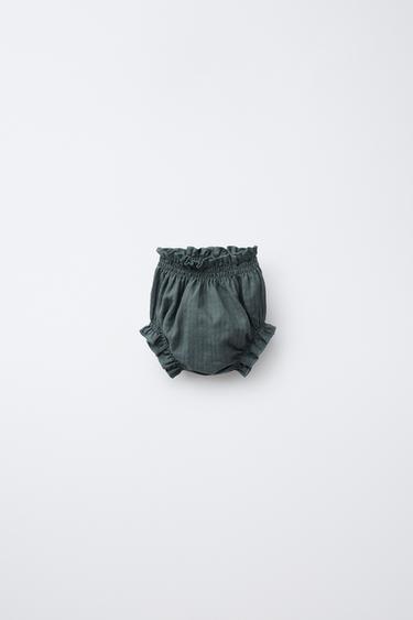 PLAIN BRIEFS - Greenish by Zara