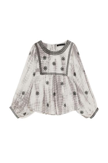 BLUSA TIE DYE BORDADOS