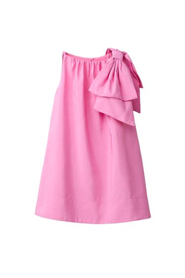 OBLEKA S PENTLJO - Prašna rožnata od Zare