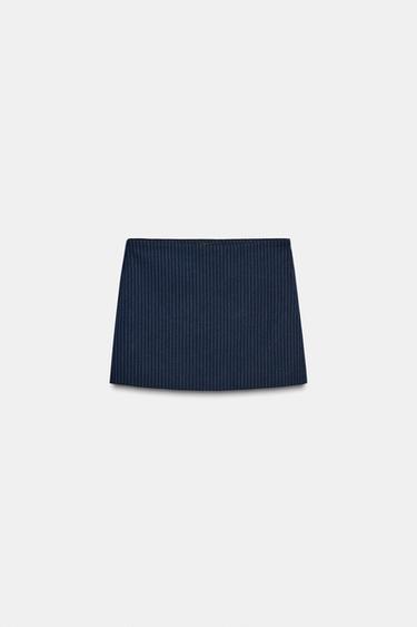 MINI SKORT WITH POCKETS - Blue by Zara - Image 0