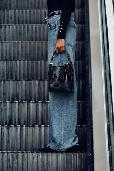 Zara BUCKET BAG - Black