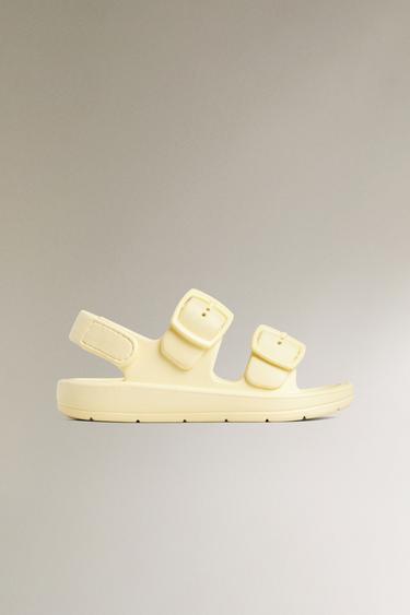 MULES GRANDES BOUCLES - Jaune de Zara - Image 0