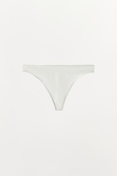 BASIC POINTELLE BRIEFS - White by Zara - Image 4