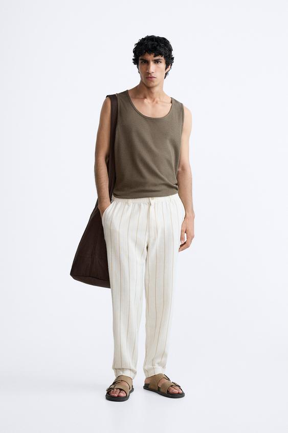RUSTIC STRUCTURED PANTS