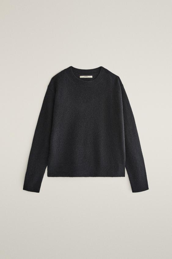Plain Cashmere Sweater - Blue by Zara - Image 0