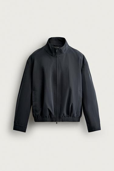 BLOUSON TECHNIQUE LÉGER DÉPERLANT - Gris foncé de Zara