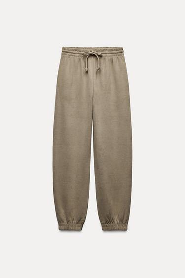 CALÇA JOGGER SOFT - Camel-claro da Zara