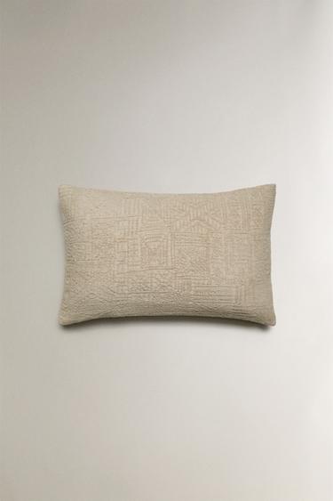 FEDERA CUSCINO JACQUARD - Blu / Grigio di Zara - Immagine 0